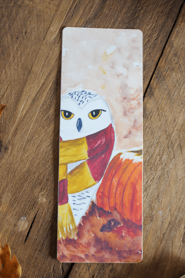 Hedwige et sa citrouille - marque-page