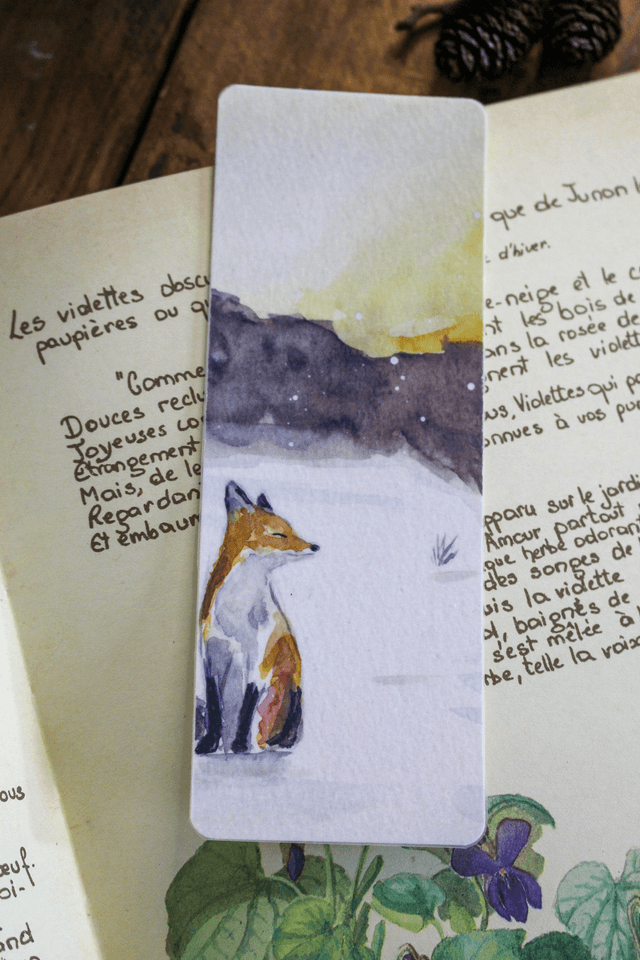 L'instant du renard - marque-page