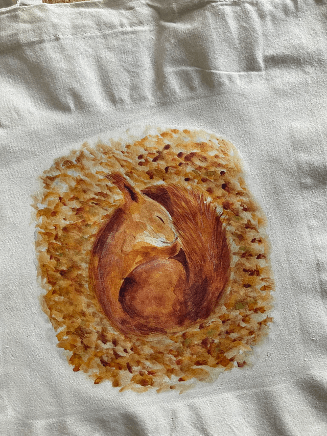 Tote Bag « Sommeil de l’écureuil »