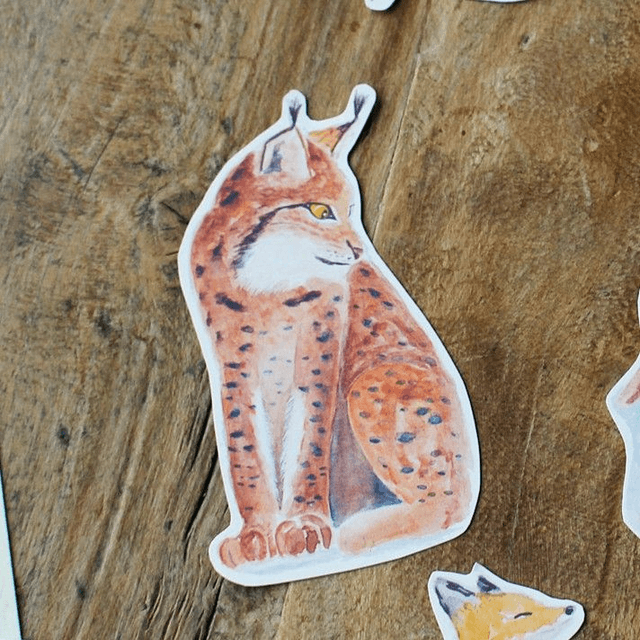 Autocollant Animaux d'hiver à l'unité ou en lot