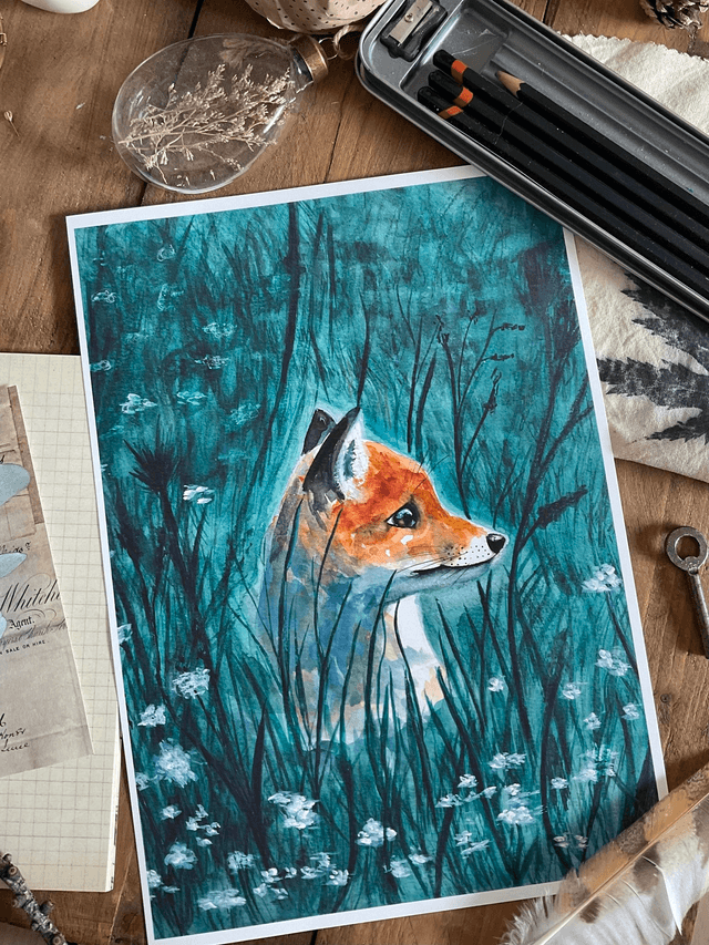 Un instant dans la prairie - marque-page