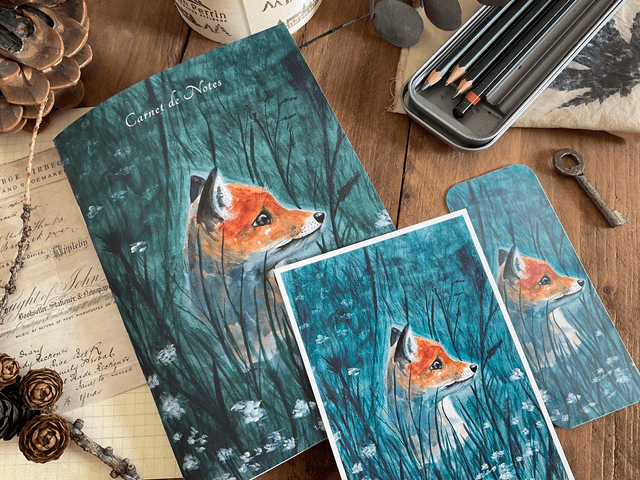 Carnet A5 Un instant dans la prairie - carnet