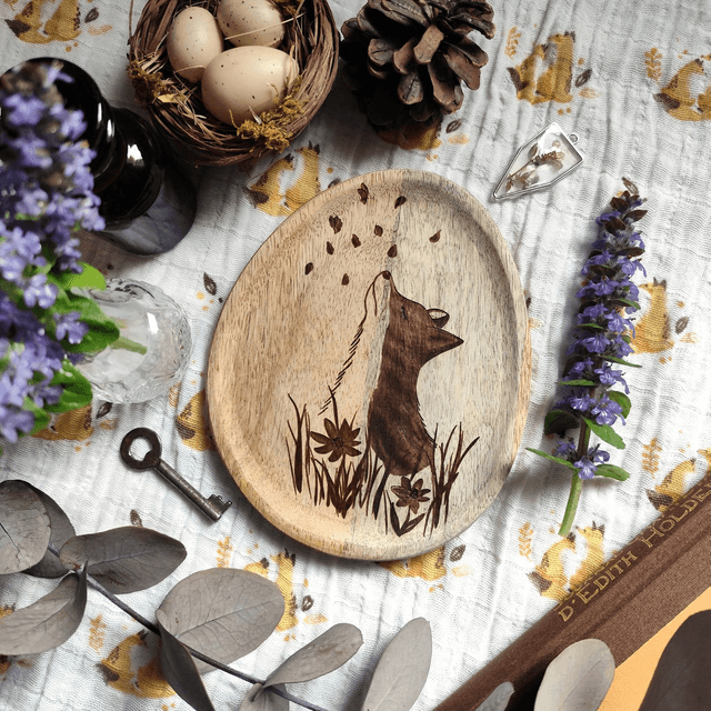 Plateau bois Songe printanier