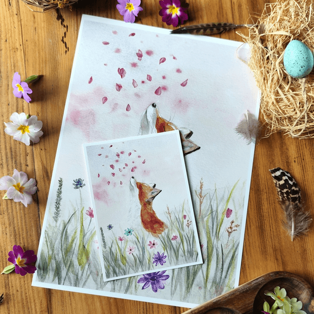 Songe printanier - carte postale