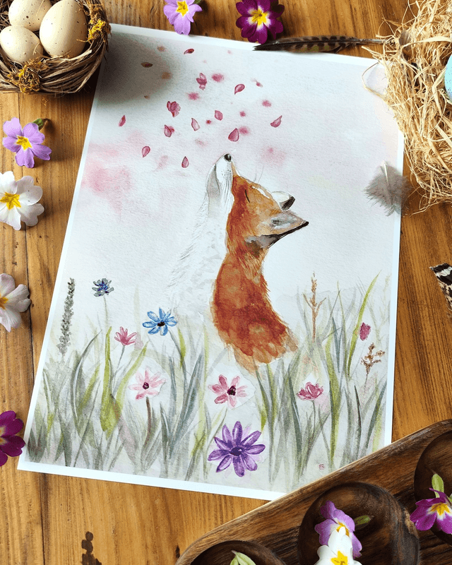 Songe printanier - carte postale