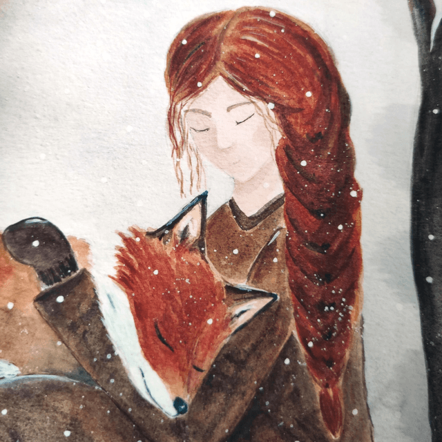 Complicité hivernale - affiche
