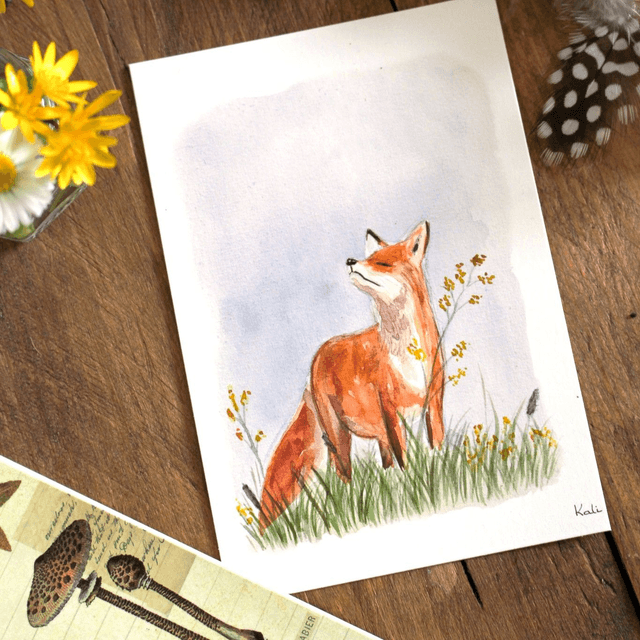 L'air printanier - carte postale
