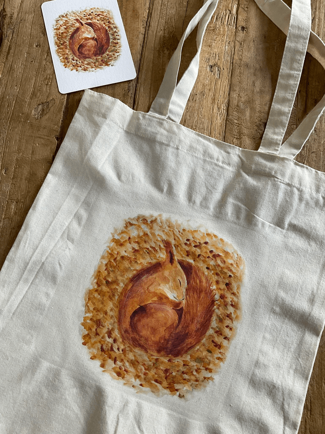 Tote Bag « Sommeil de l’écureuil »