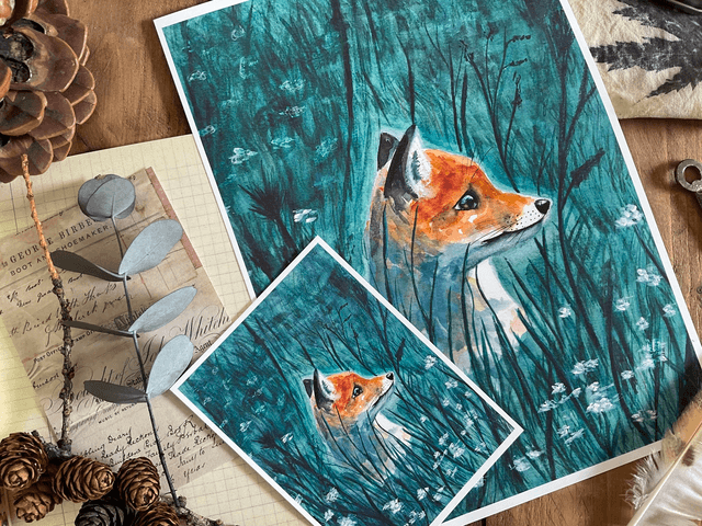 Un instant dans la prairie - marque-page