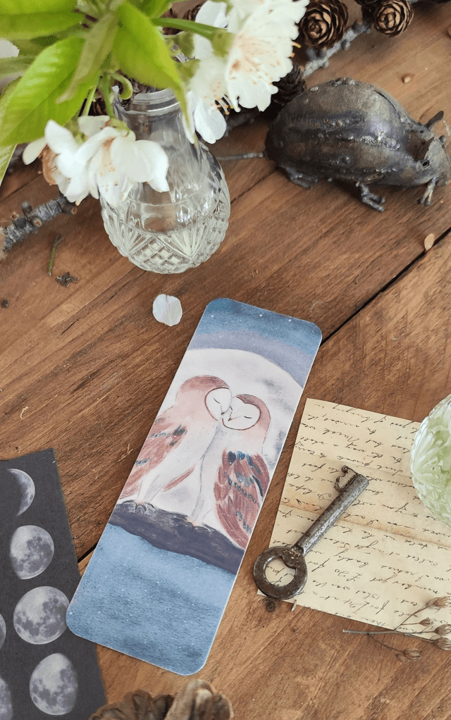 Effraie des clochers - marque page