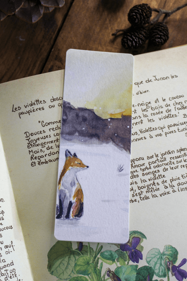 L'instant du renard - marque-page