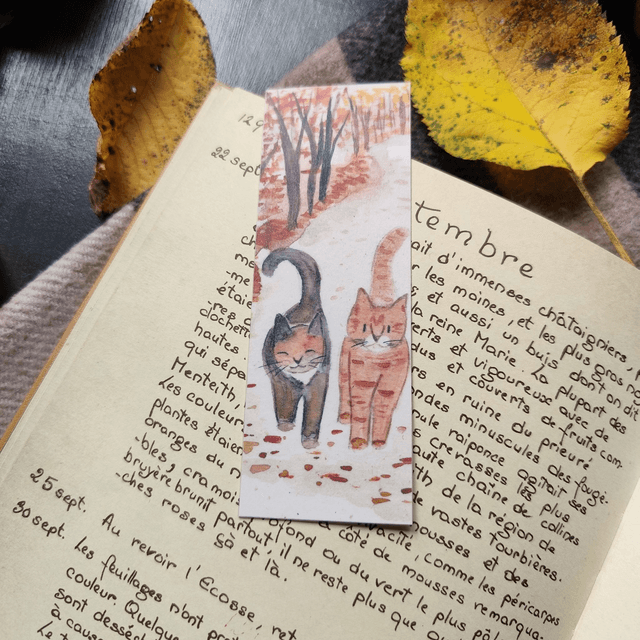 Copains d&#039;automne - marque page 