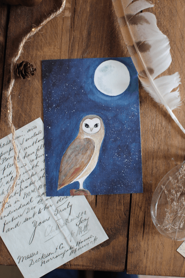 La belle de nuit - carte postale