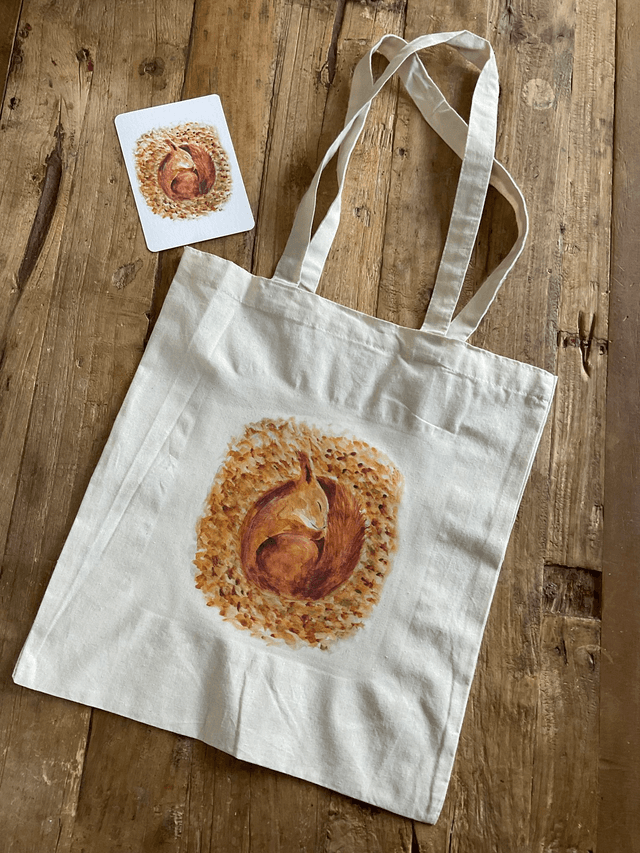 Tote Bag « Sommeil de l’écureuil »