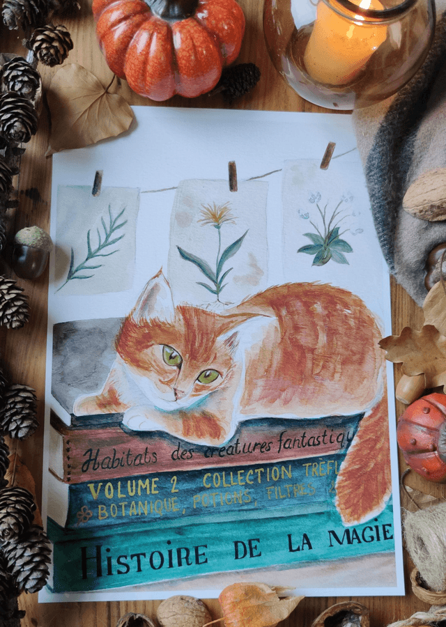Le chat de la sorcière - affiche