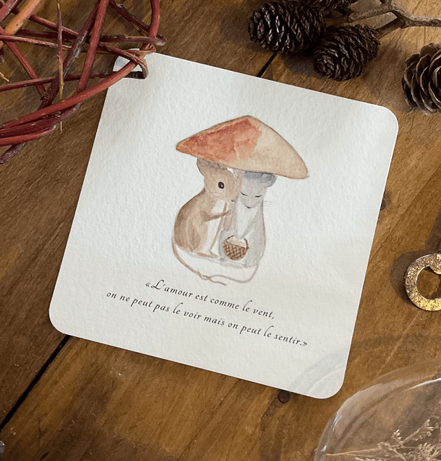 L&#039;amour - carte postale Saint Valentin